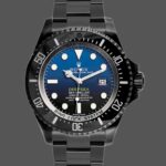 Rolex Sea-Dweller Deepsea 116660 PVD/DLC Coated Stainless Steel D-Blue Dial 44MM Mens Replica Watch