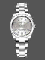 Rolex Oyster Perpetual 177200 Silver Dial Blue Markers 31mm Lady Replica Watch