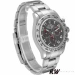 Rolex Cosmograph Daytona 116509 Gray Arabic Dial White Gold 40MM Mens Replica Watch - Image 12