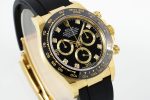 Rolex Daytona 116518LN Yellow Gold Black Diamond Dial 40mm Mens Replica Watch - Image 3