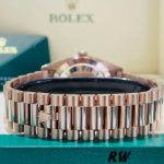 Rolex Day-Date 228345RBR Sundust Roman Dial Diamond Bezel 40mm Mens Replica Watch - Image 5