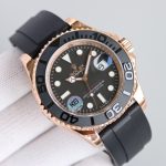 Rolex Yacht-Master 116655 Everose Gold Black Dial 40mm Mens replica Watch - Image 4