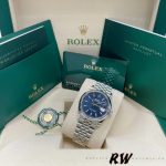 Rolex Datejust 126200 Stainless Steel Automatic Blue Motif Wave Dial 36MM Unisex Replica Watch - Image 16