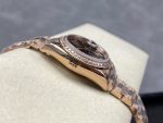 Rolex Datejust 28mm Everose Gold 279135RBR 0001 Chocolate 17 Diamond President Lady - Image 6