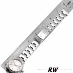 Rolex Oyster Perpetual 177210 Silver Dial Blue Hour Markers 31mm Lady Replica Watch - Image 6