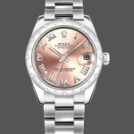 Rolex Datejust 178344 Pink Roman Dial 31MM Lady Replica Watch