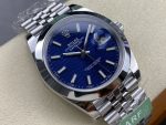 Rolex Datejust 41 Stainless Steel Smooth 126300 0024 Blue Stick Dial - Image 4
