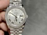 Rolex Datejust 36mm Stainless Steel White Roman Jubilee m126284rbr 0017 - Image 3