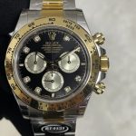 Rolex Two Tone Daytona 126503 0002 Black Diamond Replica Watch - Image 4
