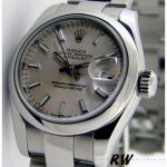 Rolex Datejust 179160 Silver Index Dial Domed Bezel 26MM Lady Replica Watch - Image 3