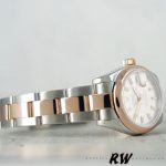 Rolex Datejust 179161 Stainless Steel and Everose Gold Silver Index Dial 26MM Lady Replica Watch - Image 3