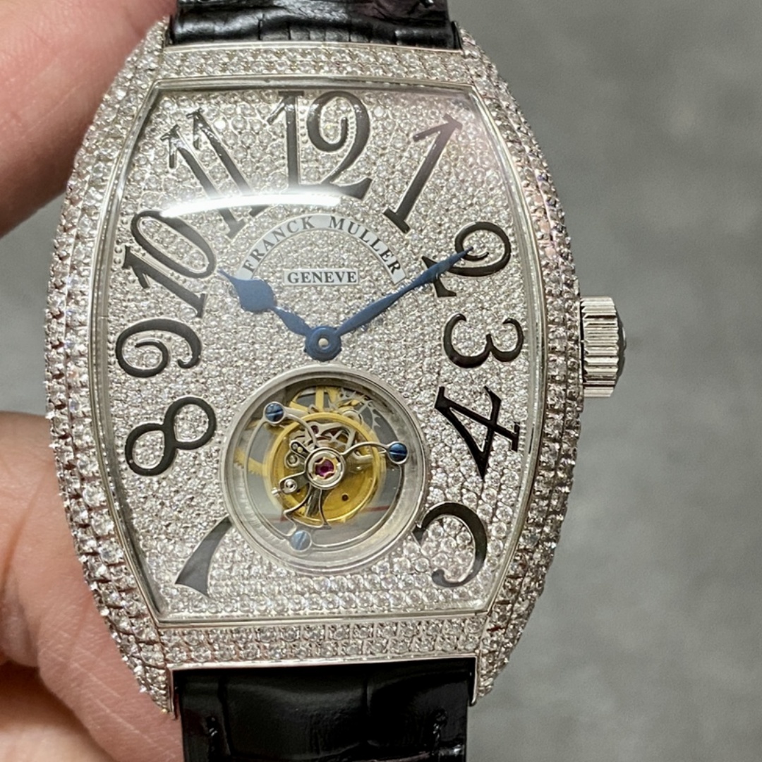 D0C50746-1DE5-3868-3AB6-ABCB7767B294 Franck Muller Diamond Tourbillon 8880 T CH D CD WGWB Replica - Image 1