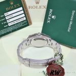 Rolex Oyster Perpetual 177210 Silver Dial Pink Hour Markers 31mm Lady Replica Watch - Image 6