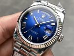 Rolex Day Date 36 White Gold Blue Ombre Dial M128236 0020 - Image 5