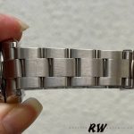 Rolex Oyster Perpetual 177210 Silver Dial Pink Hour Markers 31mm Lady Replica Watch - Image 4