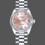 Rolex Datejust 179179 Pink Diamond Dial Fluted Bezel 26MM Lady Replica Watch