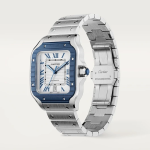CARTIER SANTOS WSSA0047 Blue PVD Bezel 39.8mm - Image 2