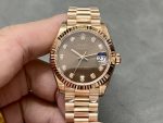 Rolex Datejust 31mm Chocolate Dial Diamond Markers m278275 0010 Women's Watch - Image 3