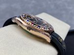 Rolex Yacht-Master 116695 Black Rubber Strap Black Dial 40MM Mens Replica Watch - Image 7
