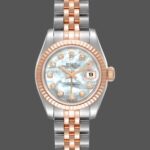 Rolex Datejust 179171 White MOP Diamond Dial Fluted Bezel 26MM Lady Replica Watch