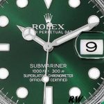 Rolex Submariner 116610 Green Dial Rubber strap 40mm Mens Replica Watch - Image 2