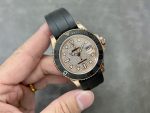 Rolex Yacht-Master II 126655 Diamond Pave Dial Rose Gold 40mm Mens Replica Watch - Image 6