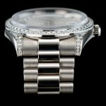 Rolex Day-Date 118389 White Gold Silver Diamond dial 36MM Unisex Replica Watch - Image 5