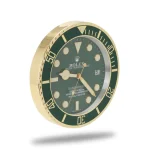 Rolex Submariner Green & Gold Wall Clock - Image 5