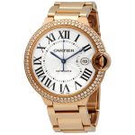 CARTIER BALLON BLEU Rose Gold Diamond 42mm