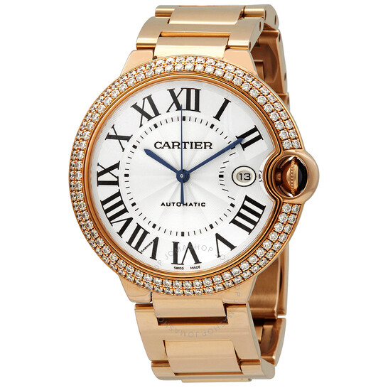 D4F279D8-500D-1DED-32AA-F7582A97DC05 CARTIER BALLON BLEU Rose Gold Diamond 42mm - Image 1