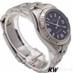 Rolex Oyster Perpetual 176234 Black Dial Fluted Bezel 26MM Lady Replica Watch - Image 2