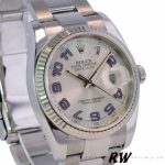 Rolex Datejust 116234 Silver Dial Fluted Bezel 36mm Unisex Replica Watch - Image 2