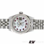 Rolex Datejust 179174 Mother of Pearl White Dial Fluted Bezel 26MM Lady Replica Watch - Image 3