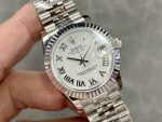 Rolex Datejust 31 White Roman Dial Fluted Bezel Jubilee 278274 0010 Ladies Watch - Image 4