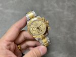 Rolex Cosmograph Daytona 116503 Yellow Gold Champagne Diamond Dial 40MM Mens Replica Watch - Image 6