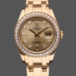 Rolex Day-Date 18948 Champagne Diamond Dial Special Edition 39MM Mens Replica Watch
