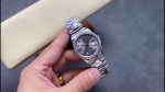Rolex Day Date 118346 Rhodium Grey Dial 36mm Unisex Replica Watch - Image 2