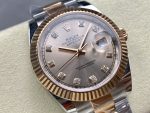 Rolex Datejust 126331 0007 Sundust Diamond Oyster 41mm Steel and Everose Gold Watch - Image 4
