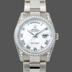 Rolex Day-Date 118389 White Roman Numeral Dial 36MM Unisex Replica Watch