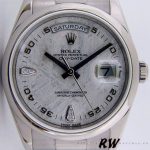 Rolex Day-Date 118209 Meteorite Grey Dial 36mm Unisex Replica Watch - Image 5