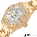 Rolex Pearlmaster 80318 MOP Diamond Dial 29MM Lady Replica Watch - Image 4