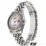 Rolex Datejust 179174 Decorated Mother Of Pearl Dial Fluted Bezel 26MM Lady Replica Watch - Image 3