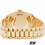 Rolex Day-Date 118388 Yellow Gold Champagne Diamond Dial 36MM Unisex Replica Watch - Image 5
