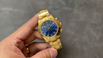 Rolex Daytona 116528 Yellow Gold Blue Racing Dial 40mm Mens Replica Watch - Image 2