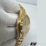 Rolex Day-Date 218238 Champagne Index Dial Yellow Gold 41MM Mens Replica Watch - Image 3