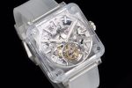 Bell & Ross BR fully transparent tourbillon watch - Image 4