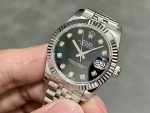 Rolex Datejust m178274 Black Diamond Dial Fluted Bezel 31MM Lady Replica Watch - Image 5
