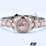 Rolex Datejust 179161 Stainless Steel and Everose Gold Pink Roman Dial 26MM Lady Replica Watch - Image 3
