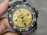 Rolex Submariner Diw 116610 PVD-DLC Stainless Steel Carbon Fiber Bezel Champagne Dial - Image 4