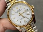 Rolex Datejust m126233 0019 White Index Dial Fluted Bezel 36MM Unisex Replica Watch - Image 4